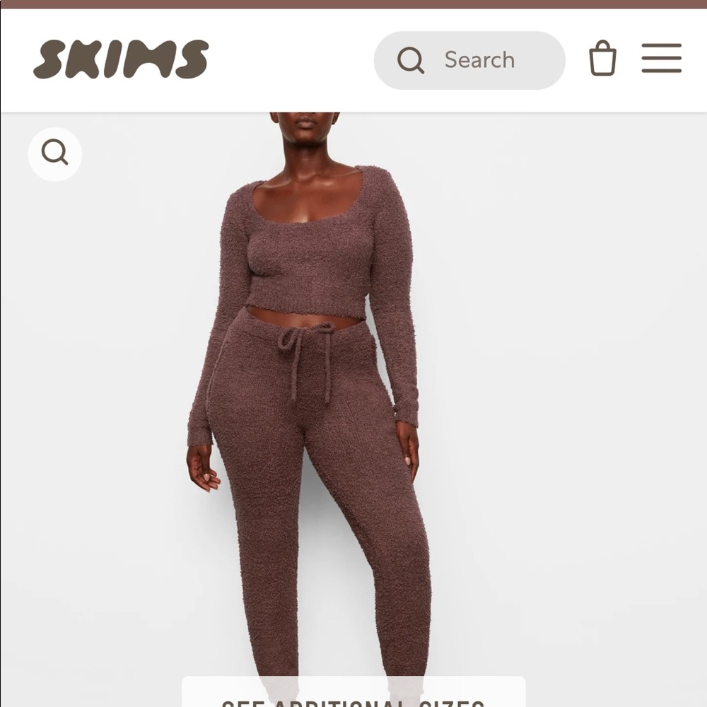 Brown skims cozy set